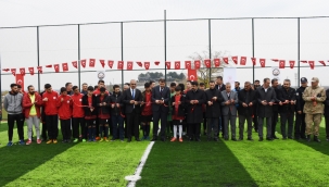 Hilvan'da Semt Sahası ve Tenis Kortu Açılışı Yapıldı