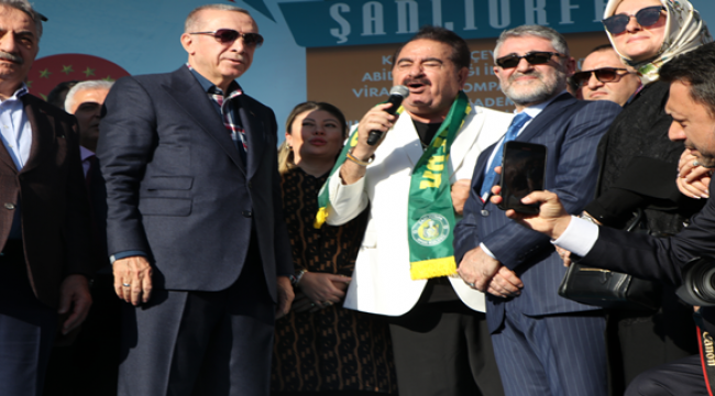 İbrahim Tatlıses'ten Cumhurbaşkanına destek 