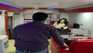 Mobil bil halk sağlığı tarama aracı Ceylanpınar'da