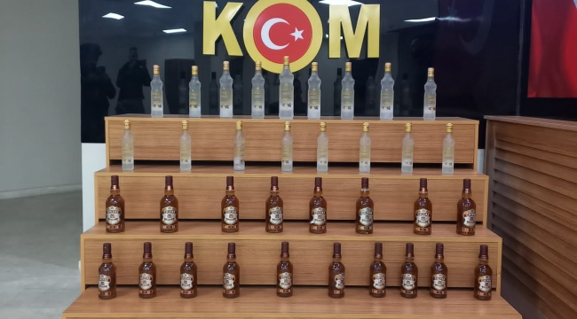 Şanlıurfa'da sahte içki ele geçirildi!