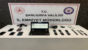 Şanlıurfa'da Telefon dolandırıcılarına operasyon, 3 gözaltı