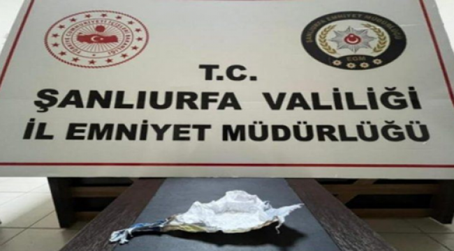 Şanlıurfa'da uyuşturucu operasyonu
