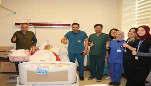 Urfa'da 53 yaşında ilk kez doğum yaptı