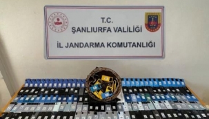 Urfa'da milyonluk kaçak cep telefonu ele geçirildi 