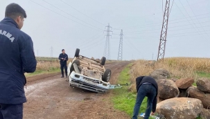 Urfa"da trafik kazası, 3 yaralı