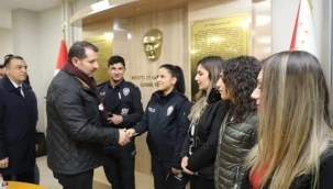 Vali Ayhan'dan, polislere ziyaret 