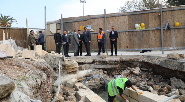 Vali Ayhan, restorasyon çalışmaların hızlandırılması talimatını verdi