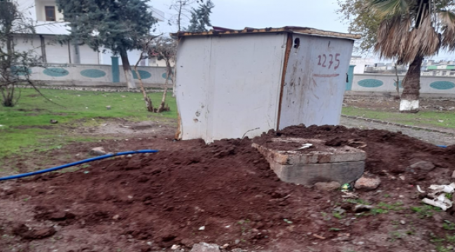 Viranşehir'de içme su kuyuların elektrik tellerini çaldılar