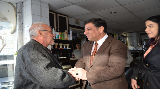 Başkan Aslan, Esnaf Ziyareti yaptı