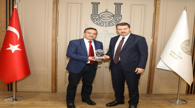 Çağlayan'dan Şanlıurfa Valisi Salih Ayhan'a ziyaret