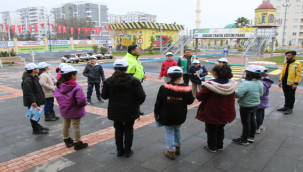 Çocuklar, Haliliye Trafik Eğitim Parkını Çok Sevdi 