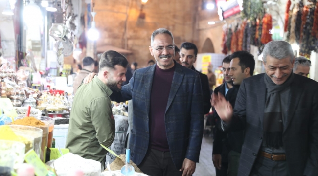 Eyyübiye Belediye Başkanı Mehmet Kuş Esnafı Ziyaret Ederek Taleplerini Dinledi