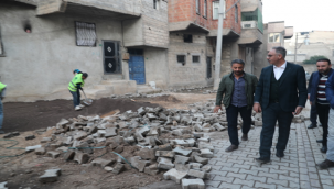 Eyyübiye'de Doğalgaz Ulaştırılan Sokaklar Yeniden Düzenleniyor