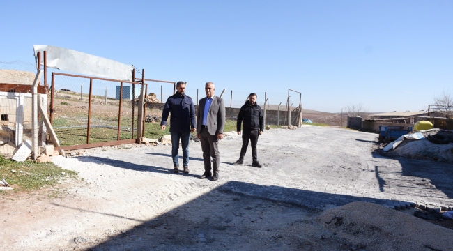 Hilvan'da Üst Yapı Yol Yapım Çalışmaları