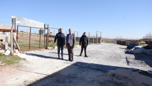 Hilvan'da Üst Yapı Yol Yapım Çalışmaları