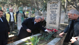 Kazancı Bedih mezarı başında anıldı