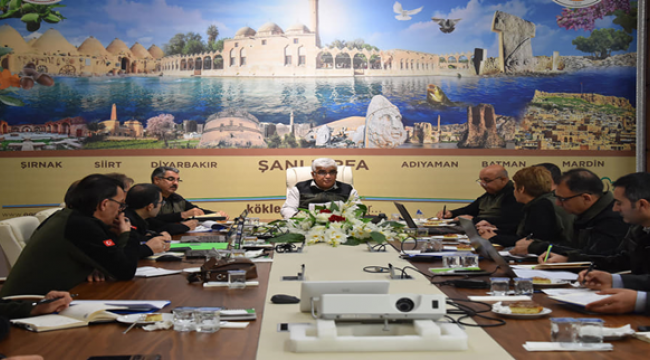 Şanlıurfa'da 2023 yılının ilk değerlendirme toplantısı yapıldı