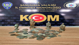 Şanlıurfa'da 88 obje ele geçirildi