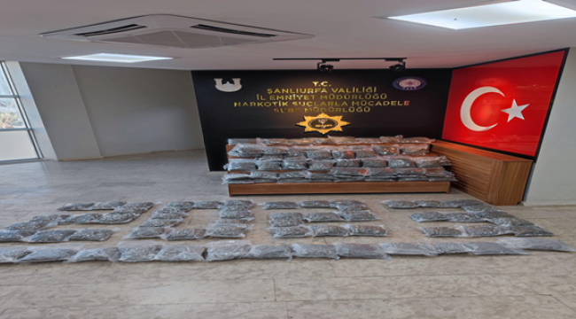 Şanlıurfa'da bir haftalık uyuşturucu operasyonu: 15 tutuklu