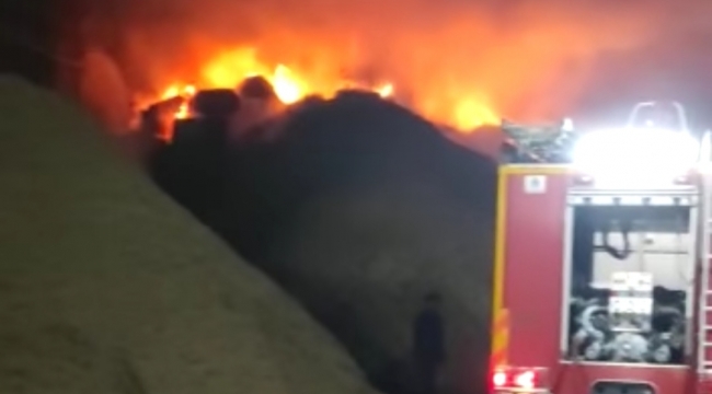 Şanlıurfa'da çırçır fabrikasında korkutan yangın
