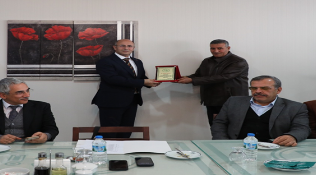 Şanlıurfa'da emekli olan personele veda