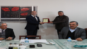 Şanlıurfa'da emekli olan personele veda