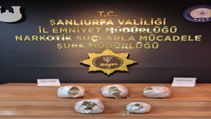 Şanlıurfa'da uyuşturucu operasyon