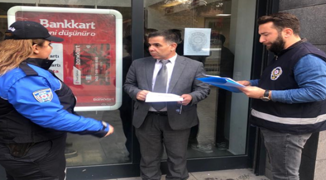Şanlıurfa Polisten  "İnanma Dolandırılma "bilgilendirmesi yapıldı