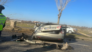 Şanlıurfa- Siverek yolunda kaza, 2 yaralı