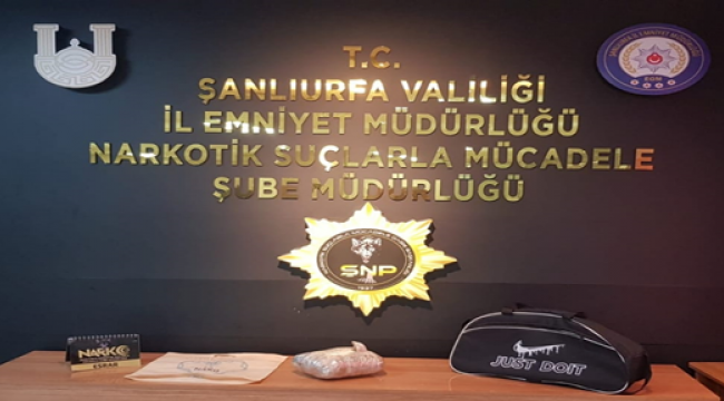 Urfa'da durdurulan yolcu otobüsünde uyuşturucu ele geçirildi