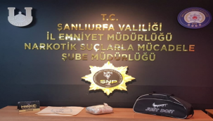 Urfa'da durdurulan yolcu otobüsünde uyuşturucu ele geçirildi