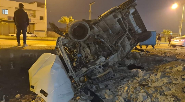 Urfa'da kazada yaralanan olmadı