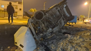 Urfa'da kazada yaralanan olmadı