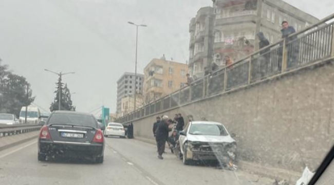 Urfa"da trafik kazası, 2 yaralı