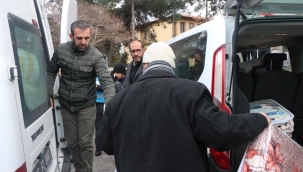 5 TIR İNSANİ YARDIM MALZEMESİ ADIYAMAN'A GÖNDERİLDİ