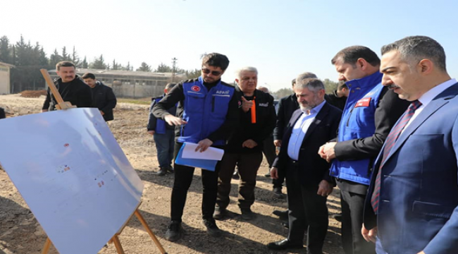 Bakan Nebati, Konteyner kent kuruluyor