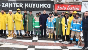 Başkan Canpolat, ekiplerimiz sahada harıl harıl çalışıyor 