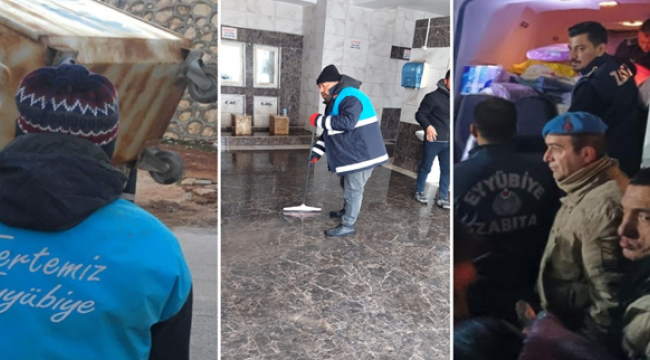 Eyyübiye Belediyesi Komşuya Yardıma Koştu