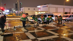 Haliliye'de Karla Etkin Mücadele