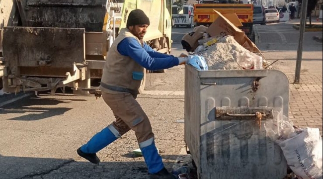 HALİLİYE'DEN ADIYAMAN'A TEMİZLİK DESTEĞİ
