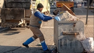 HALİLİYE'DEN ADIYAMAN'A TEMİZLİK DESTEĞİ