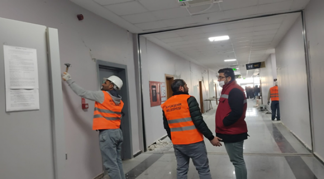 Şanlıurfa Büyükşehir'den Adıyaman valiliğinde bakım ve onarım çalışması 