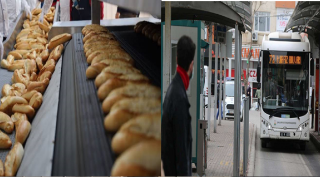 Şanlıurfa'da ekmek ve toplu taşıma ücretsiz
