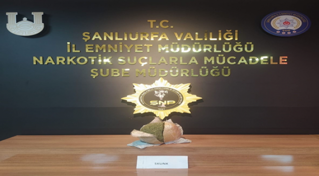 Şanlıurfa'da otobüste ele geçirdi!