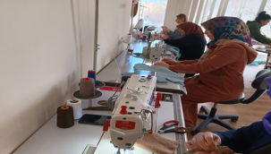 Şanlıurfalı Kadınlardan Yürekleri Isıtan Üretim Seferberliği