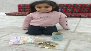 Tek Yürek'e kumbarandaki parayı gönderdi