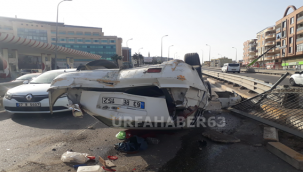 Yeşildirek köprülü kavşakta kaza