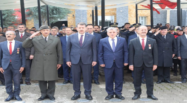 Çanakkale zaferi Şanlıurfa'da düzenlenen törenle kutlandı