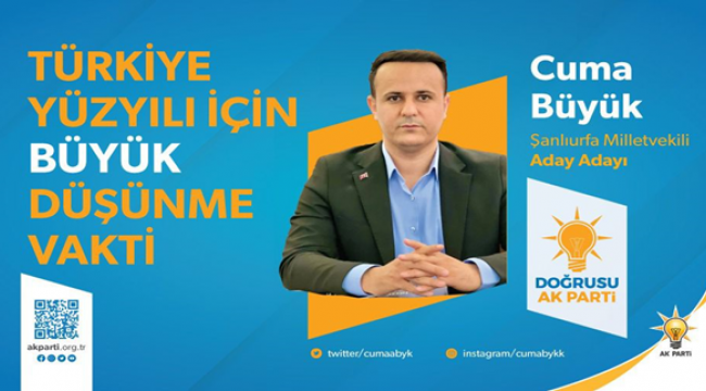 Cuma Büyük AK Parti'den aday adayı oldu