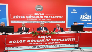 Diyarbakır'da seçim güvenliği bölge toplantısına yapıldı